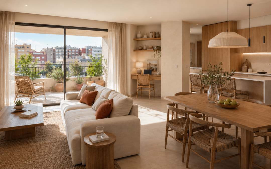 castellon mediterranean city apartment COCINA CONTEMPORANEO